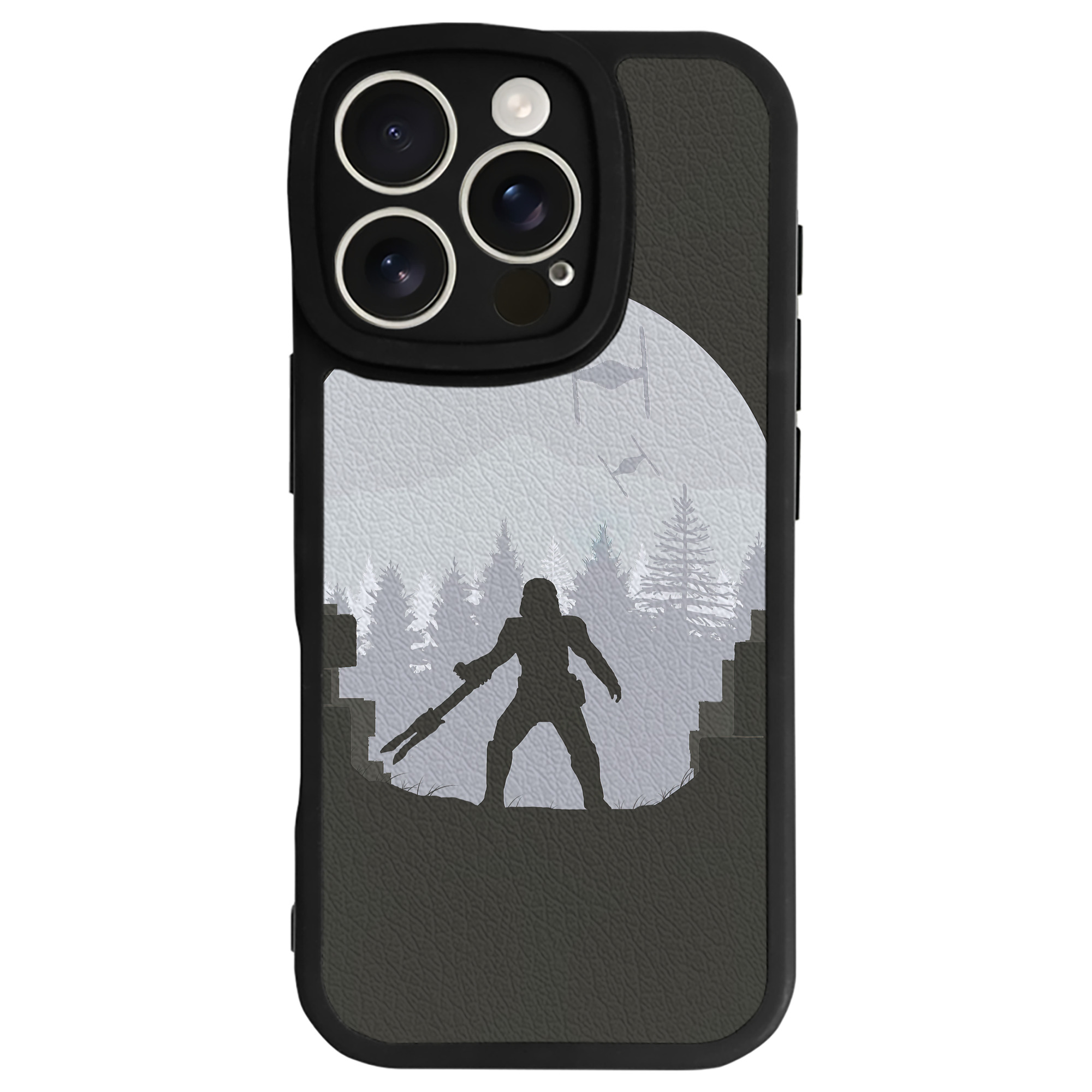 （画像用） スター・ウォーズ Star Wars 【iPhone 16シリーズ対応】シリコンスマホケース（レザー調） 材質：シリコン